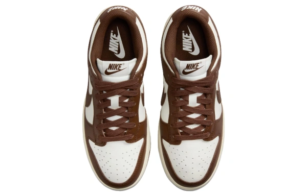 Nike Dunk 'Surfaces In Коричневый и Парус' Шоколадная Кожа Удобная Амортизация Устойчивая к Износу Легкий Низкий Верх