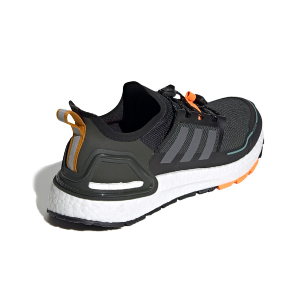 Adidas ULT Ткань Дышащий Низкий Топ Boost Повседневная Обувь для Беговых Тренировок Мужская Черная Серый