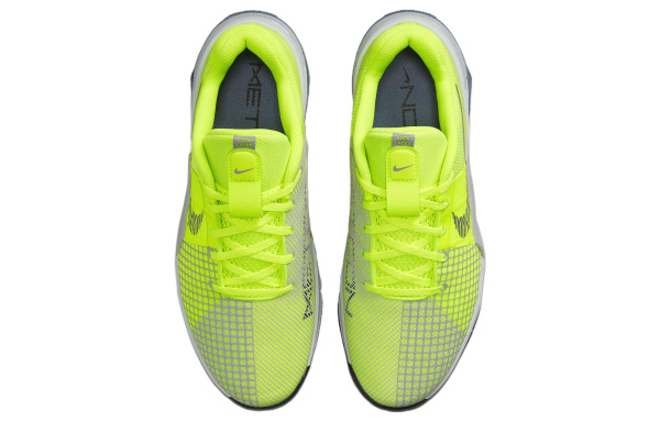 Nike Metcon 8 Удобные Амортизирующие Противоскользящие Низкие Кроссовки для Тренировок Мужские Серые Зеленые