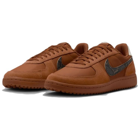 Nike Field General 82 Противоскользящие Устойчивые к износу Низкие Кроссовки для скейтбординга Унисекс Коричневые