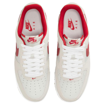 Nike Air Force 1 Амортизация Низкие Кроссовки для Скейтбординга Унисекс Бежево-Красные