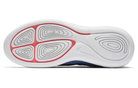 Nike Lunarglide 8 Сетчатая ткань Амортизация Устойчивость к истиранию Низкий топ Беговые кроссовки Женские Синий