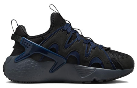 Nike Air Huarache Low Топ Повседневные Беговые Кроссовки Женские Черные Синие