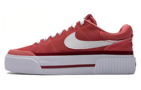 Nike Court Legacy Комфортные Низкие Кроссовки для Скейтбординга Женские Красные