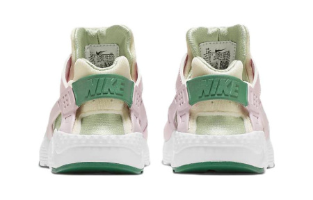 Nike Huarache Run SE Wallace Винтаж Низкие Кроссовки для Беговых Занятий Детские Розовые Зеленые Возраст 3-7 лет