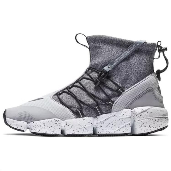 Nike Air Footscape MID Utility DMWolf Серый Амортизация Износостойкий MID Верх Повседневная Обувь Унисекс Серый