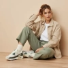 Nike Air Max 90 'Винтажный зеленый' Сетка Кожа Замша Устойчивая к истиранию Низкая повседневная обувь Женская
