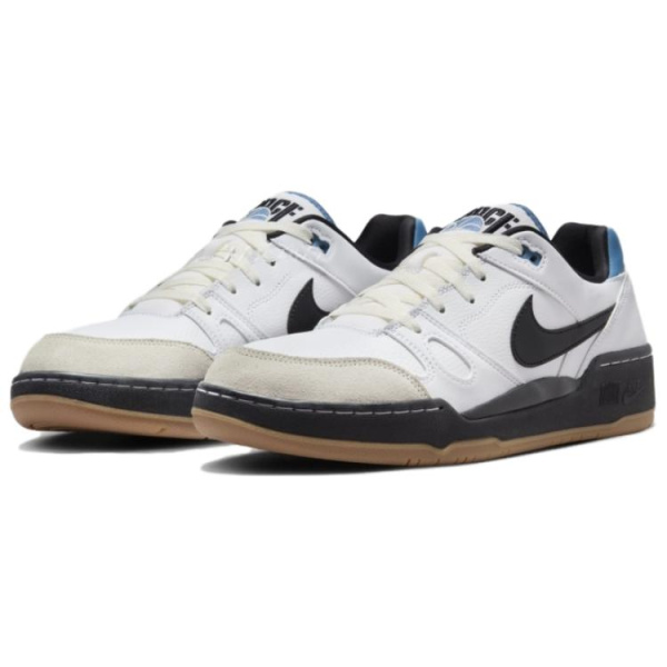 Nike Full Force Low Топ Скейтборд Кроссовки Мужские Черные Белые Синие