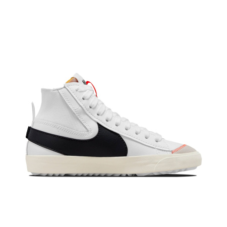 Nike Blazer 77 JUMBO MID Топ Скейтборд Кроссовки Женские Белый Черный