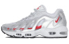 Supreme X Nike Air Max 96 Текстиль Синтетическая кожа Низкий топ Повседневные беговые кроссовки Мужские