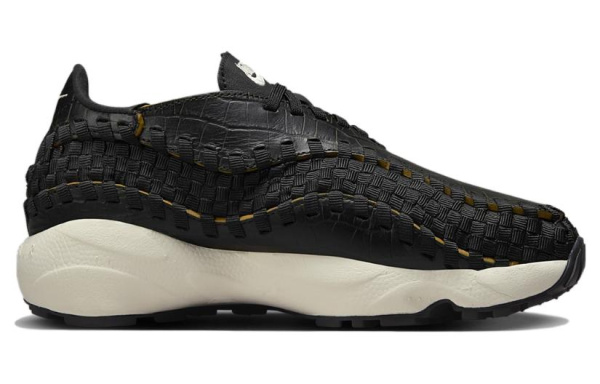 Nike Footscape Ткани вязаные 'Черный' Удобный Низкий Топ Повседневная Обувь Женская Черная