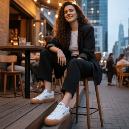 Nike Court Legacy Low Топ Скейтборд Кроссовки Женские Белые