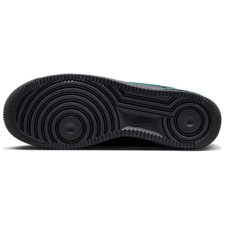 Nike Air Force 1 Slip-Resistant Abrasion-Resistant Low-Top Скейтборд Кроссовки Мужские Черный Аврора Зеленый