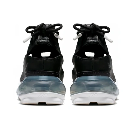 Nike Air Max 720 Кожа Низкий Верх Повседневная Обувь Женская Черная