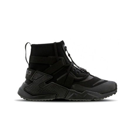 Nike Huarache Gripp противоскользящие устойчивые к истиранию высокие беговые кроссовки для женщин черные