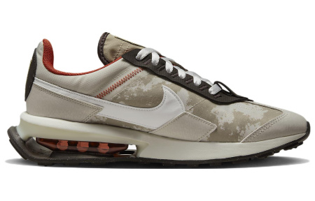 Nike Air Max Pre Day Ткань Устойчивая к Износу Низкий Верх Повседневная Обувь Мужская Серый Коричневый