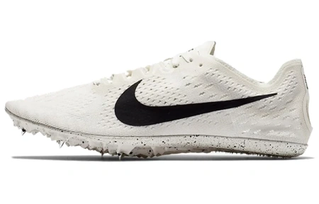 Nike Victory 3 Zoom Low Топ Беговые кроссовки Унисекс Белый Черный