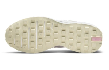 Nike Waffle One Кожа Дышащий Низкий Топ Детские Лайфстайл Кроссовки Зеленый Розовый