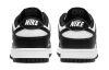 Nike Dunk Low Retro 'Черный' Кожа Устойчивая к истиранию Низкие Кроссовки для скейтбординга Мужские Черно-белые