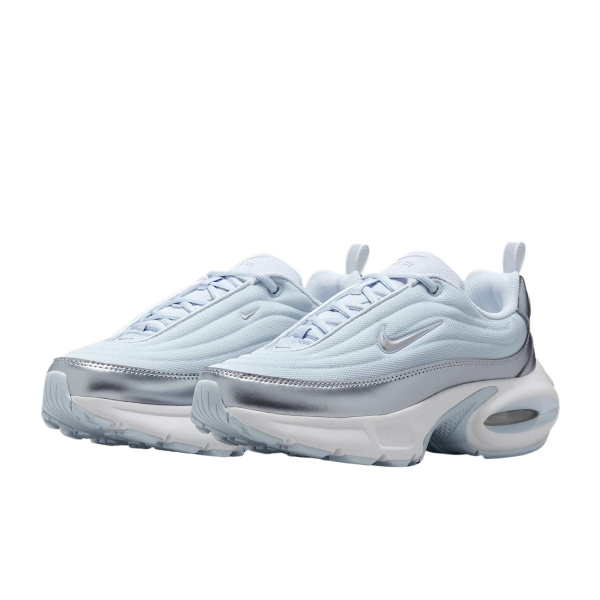 Nike Air Max Portal визуально увеличивает рост Низкие кроссовки для бега Женские Синие Серые