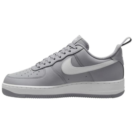 Nike Air Force 1 Скейтборд Кроссовки Мужские Серый Белый