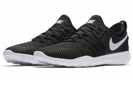 Nike FREE TR 7 Амортизация Противоскользящие Поддержка Низкие Кроссовки для тренировок Женские Черные