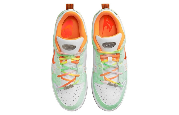 Nike Dunk Disrupt 2 Low Топ Скейтборд Кроссовки Женские Зеленый Белый