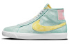 Nike SB Blazer MID Скейтборд Кроссовки Унисекс Зеленый Желтый Розовый