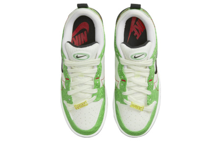 Nike Dunk Disrupt 2 Disrupt 2 'Just DO IT' Низкие Скейтборд Кроссовки Женские Белые Зеленые