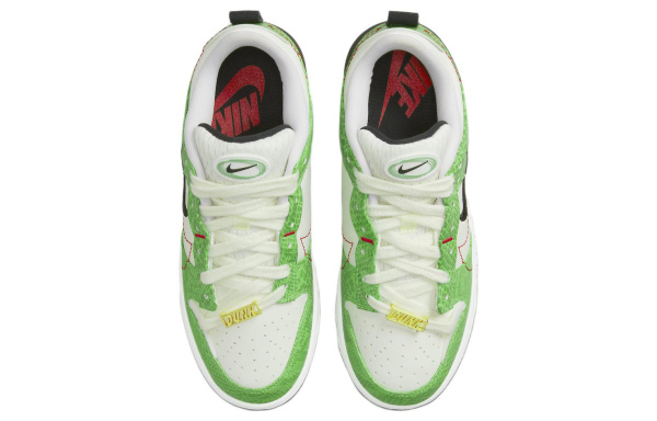Nike Dunk Disrupt 2 Disrupt 2 'Just DO IT' Низкие Скейтборд Кроссовки Женские Белые Зеленые