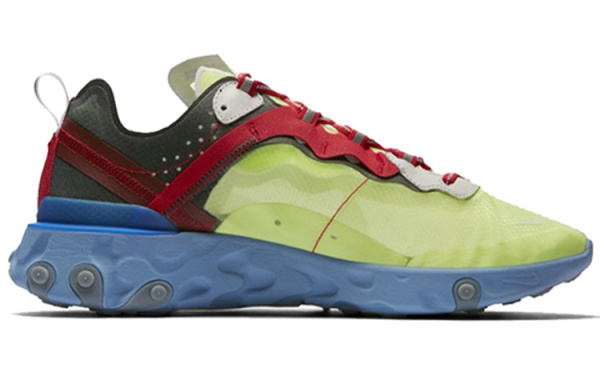 Nike React Element 87 Ткань Амортизация Износостойкий Низкий Топ Повседневные Беговые Кроссовки Унисекс