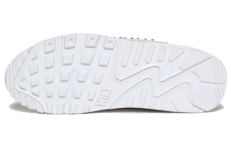 Nike Air Max 90 Комфортная Устойчивая к истиранию Низкая Повседневная Обувь Женская Белая