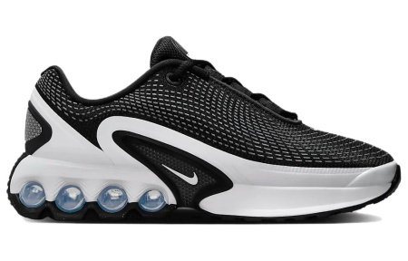 Nike Air Max DN Синтетическая кожа Амортизация Износостойкие Низкие Кеды для Детей Лайфстайл Черный Белый