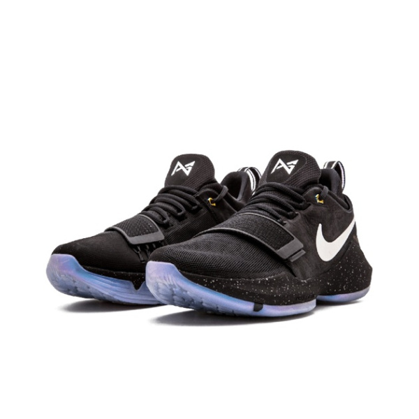 Nike PG 1 SHINING Pre Термо Низкие Баскетбольные Кроссовки для Игры Мужские Черные