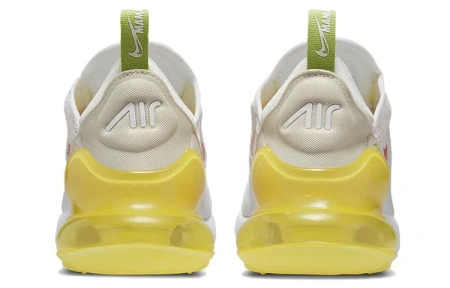 Nike Air Max 270 Спортивный низкий топ повседневная обувь для женщин белый желтый