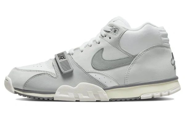 Nike Air Trainer 1 Фотонная пыль Кожа Винтаж MID Тренировочные кроссовки Мужские Серый Белый