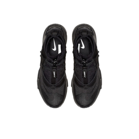 Nike Huarache Gripp противоскользящие устойчивые к истиранию высокие беговые кроссовки для женщин черные