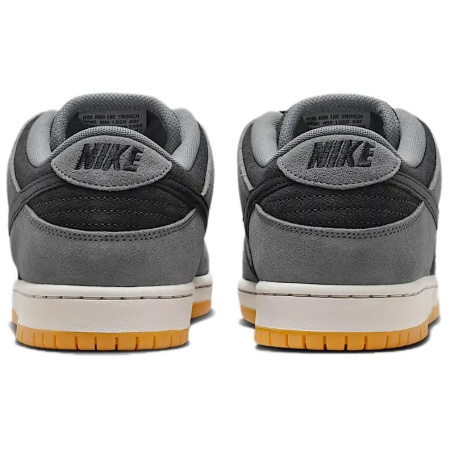 Nike Dunk SB противоскользящие устойчивые к истиранию низкие скейтбординговые кроссовки унисекс серо-черные