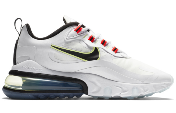 Nike Air Max 270 Винтаж Ткань Низкие Кроссовки с воздушной подушкой для бега Повседневные Женские Белые Черные Красные