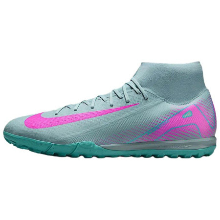 Nike Mercurial Superfly 10 Противоскользящие Устойчивые к истиранию Футбольные бутсы Мужские Розовые Синие