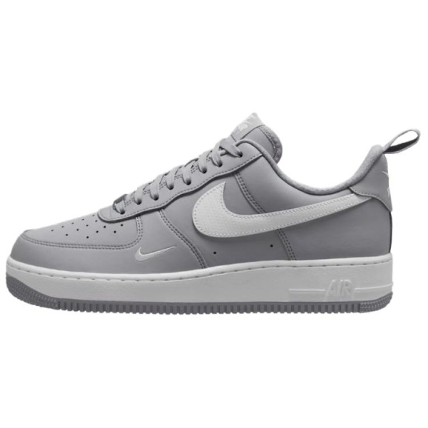 Nike Air Force 1 Скейтборд Кроссовки Мужские Серый Белый