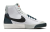 Nike Blazer Slip-Resistant Abrasion-Resistant MID Топ Детские Скейтбординг Черный Белый Унисекс