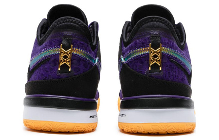 Nike LeBron NXXT Gen Low Топ Баскетбольные кроссовки Мужские Фиолетовые Золотые