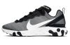 Nike React Element 55 Ткань Anti-Slip Легкий Низкий Верх Повседневные Беговые Кроссовки Унисекс Черный Белый