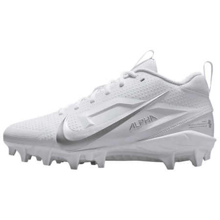 Nike Alpha Menace 4 Противоскользящие Устойчивые к износу Футбольные бутсы Унисекс Белые