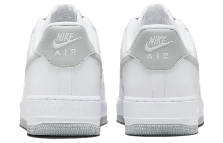 Nike Air Force 1 Low Топ Скейтборд Кроссовки Мужские Белые Серые