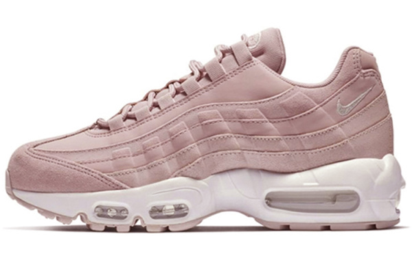 Nike Air MAX 95 Амортизация Износостойкие Низкие Повседневные Беговые Кроссовки Женские Вишневый Цветок Розовый