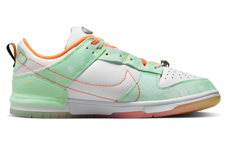 Nike Dunk Disrupt 2 Low Топ Скейтборд Кроссовки Женские Зеленый Белый