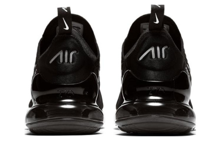 Nike Air Max 270 SE Ткань Низкий Верх Повседневная Обувь Мужская Черный Белый