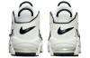 Nike Air More Uptempo Белый цвет вершины MID Топ Винтажные баскетбольные кроссовки Женские Белый Черный